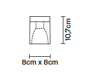 Cubetto gu10 plafondlamp Fabbian 