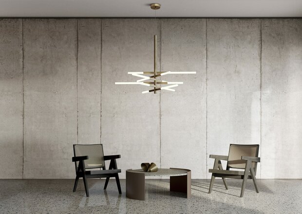 Bianca SO double hanglamp Contardi