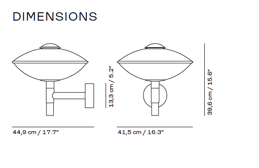 HL410™ Wall - wandlamp - Fritz Hansen 