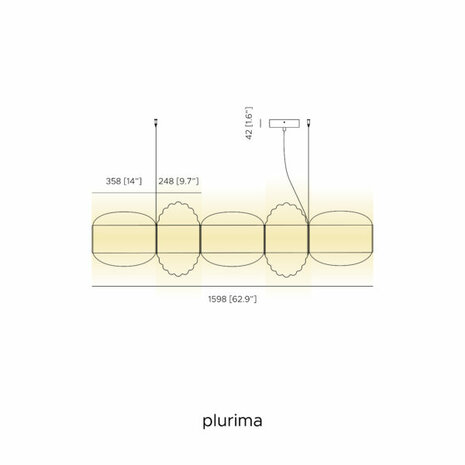 Alma Plurima hanglamp Contardi