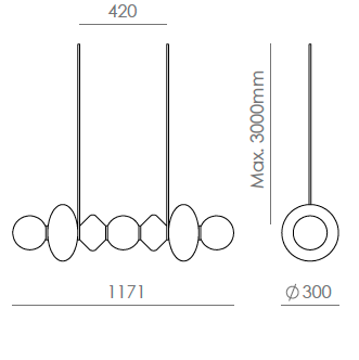 Mapi C1235 hanglamp Aromas 