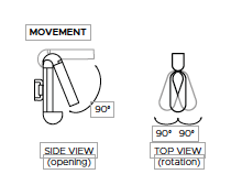 Picchio AP wall with base wandlamp Contardi