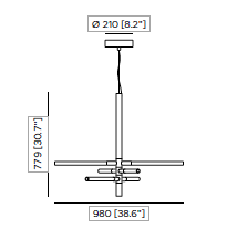 Bianca SO hanglamp Contardi