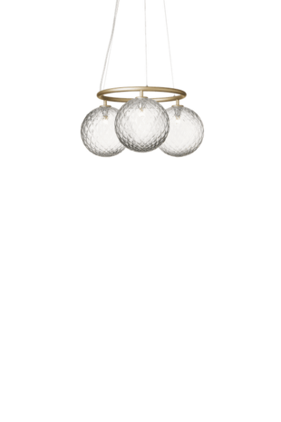 Miira 3 Circular optic clear hanglamp Nuura 