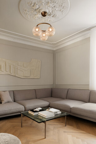 Miira 3 Circular optic clear hanglamp Nuura 