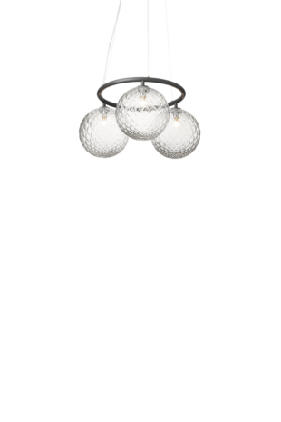 Miira 3 Circular optic clear hanglamp Nuura 