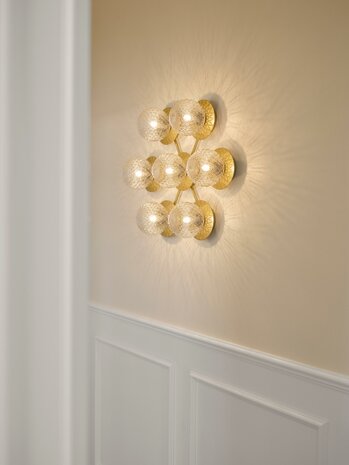 Liila Star optic clear wandlamp Nuura 
