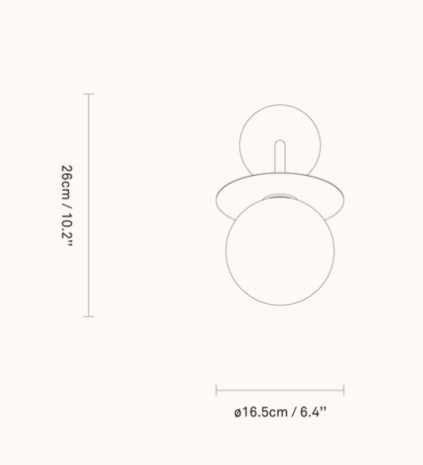 Liila opal outdoor IP54  wandlamp Nuura 