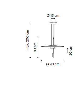 Flamingo 1527 hanglamp Vibia 