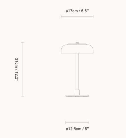 Blossi small table tafellamp Nuura 