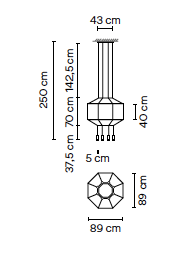Wireflow 0301 hanglamp Vibia 