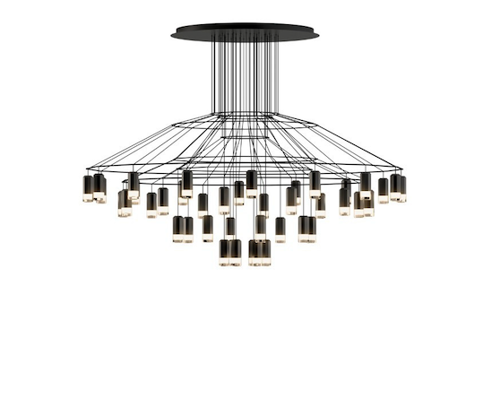 Wireflow Chandelier 0376 hanglamp Vibia 