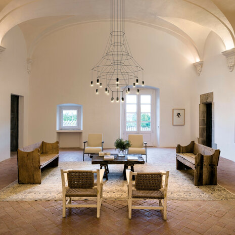 Wireflow Chandelier 0315 hanglamp Vibia 