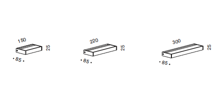 Sml 150 led wandlamp Serien Lighting  