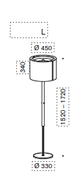 Jones L led vloerlamp Serien Lighting 