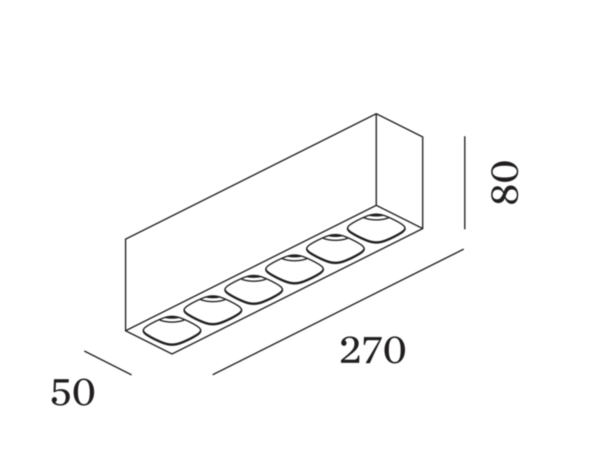Pirro 6.0 led opbouwspot Wever & Ducre 