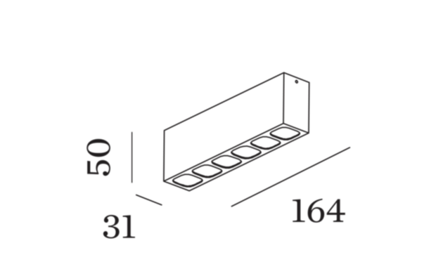 Pirro 6.0 petit led opbouwspot Wever & Ducre 