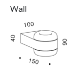 Cavity S wandlamp Serien Lighting 