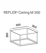 Reflex Ceiling M 200 plafondlamp Serien Lighting 