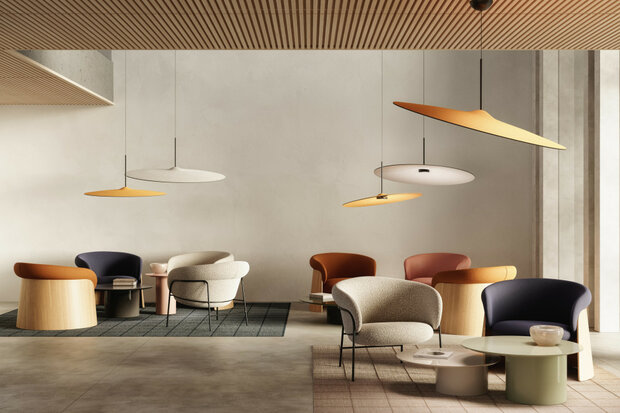 Acustica F58 &Oslash; 90&nbsp;cm&nbsp;hanglamp&nbsp;Fabbian