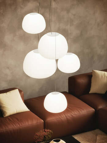 Lumi mochi led &Oslash;30&nbsp;cm hanglamp Fabbian 