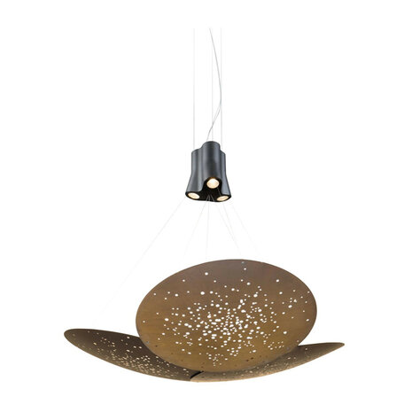 Lens &Oslash; 90 cm 3 lenzen hanglamp Fabbian 