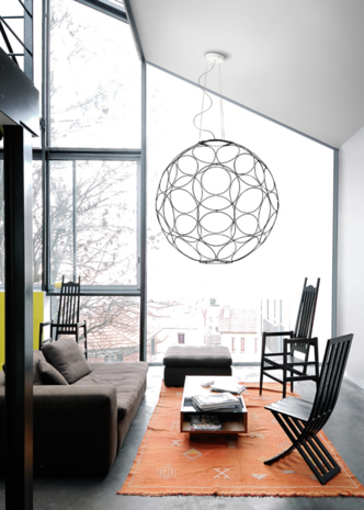 Giro &Oslash; 85 cm hanglamp Fabbian 