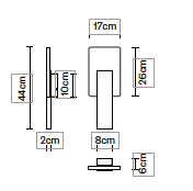 Amulette F56 led wandlamp Fabbian