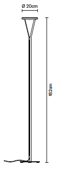 Rio F72 vloerlamp Fabbian 