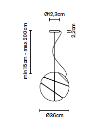 Armilla F50 hanglamp Fabbian&nbsp;