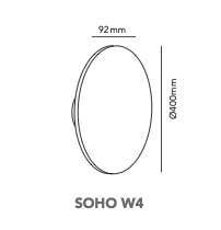 Soho W4 switch tune wandlamp Light Point