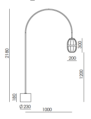 Pull&nbsp;P1249 vloerlamp Aromas 