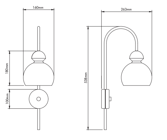 Mobo wandlamp Lobo Atelier