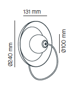 Wire 24W wandlamp Milan