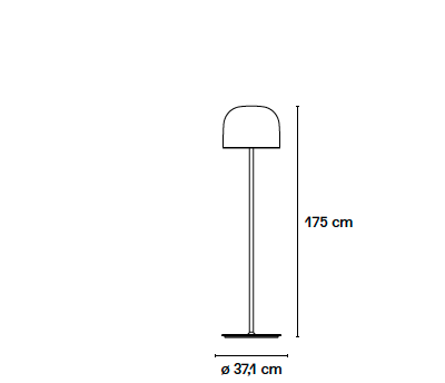 Equatore medium vloerlamp FontanaArte