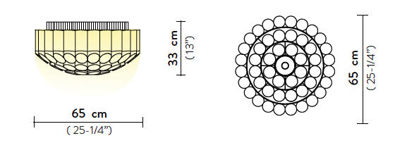 Odeon ceiling 65 plafondlamp Slamp