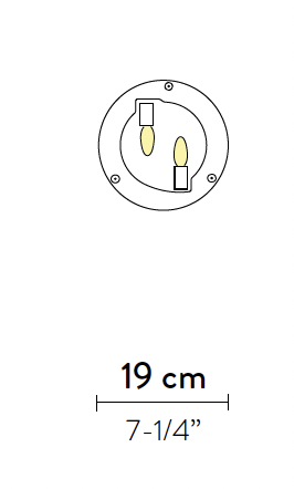 Veli ceiling/wall mini wandlamp Slamp