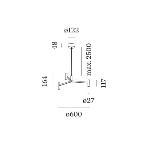 Match lusta 1.0 hanglamp Wever & Ducre 