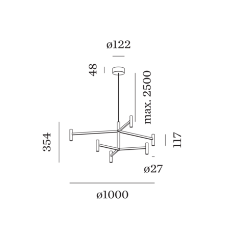Match lusta 2.1 hanglamp Wever & Ducre 