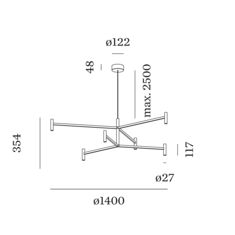 Match lusta 3.2 hanglamp Wever & Ducre 