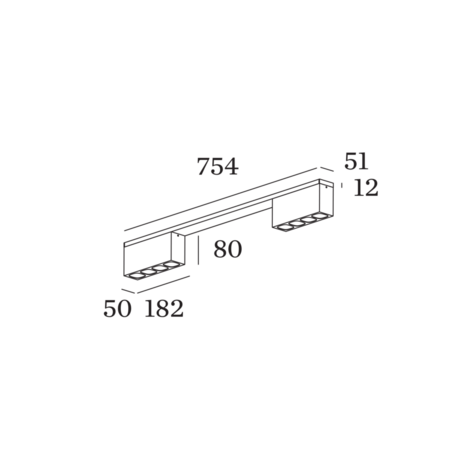 Pirro on base 4.4 led opbouwspot Wever & Ducre 