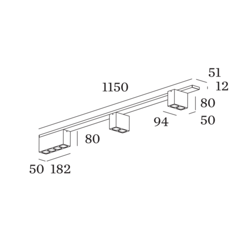 Pirro on base 4.2.2 led opbouwspot Wever & Ducre 