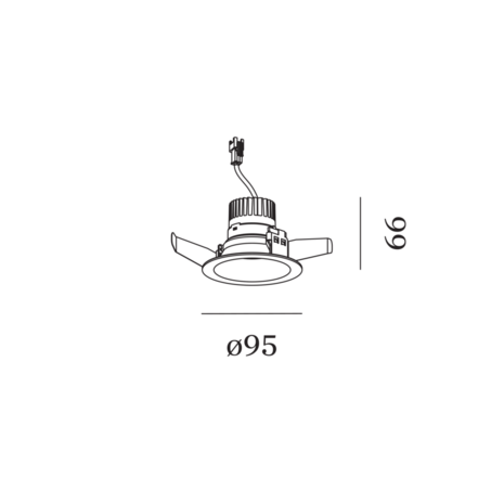 Deep IQ 1.0 inbouwspot Wever & Ducre&nbsp;