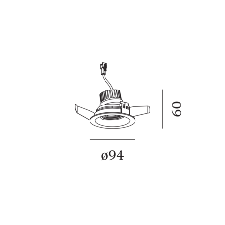 Deep adjust IQ 1.0 inbouwspot Wever & Ducre&nbsp;