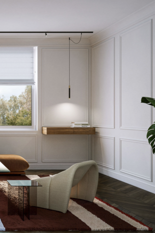 Trace 3.0 on strex rail hanglamp Wever & Ducre 