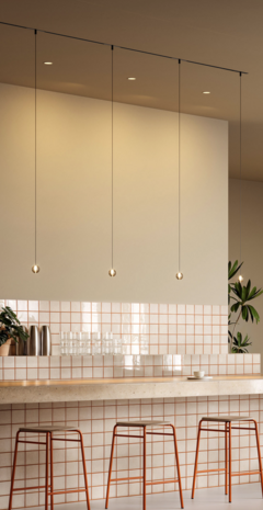 Oplia 1.0 on strex rail hanglamp Wever & Ducre 