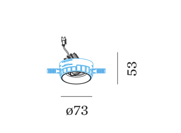 Deep adjust petit trimless 1.0 LED inbouwspot Wever & Ducre 