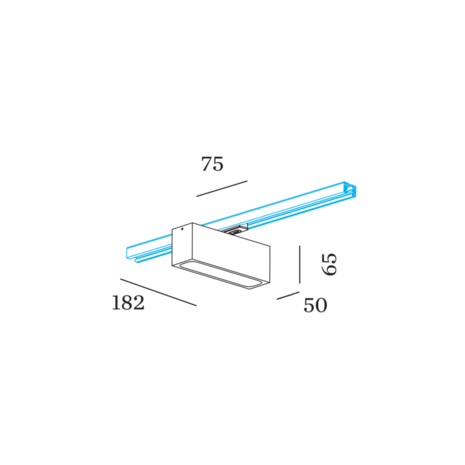 Pirro opal on track  4.0 led 1-fase railspot Wever & Ducre 