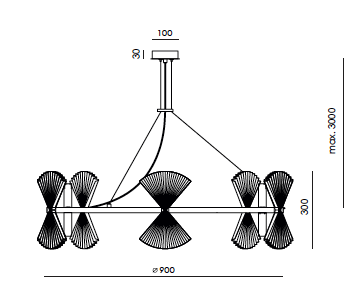 Hita C1356/6 hanglamp Aromas&nbsp;