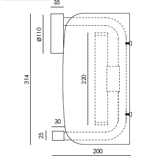 Lida S A1357/S wandlamp Aromas&nbsp;